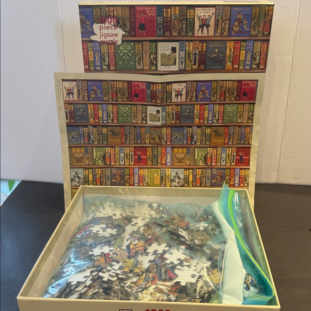 High Jinks! Bookshelves 1000 Piece Jigsaw Puzzle Bodleian Libraries by Flametree - Picture 3 of 3